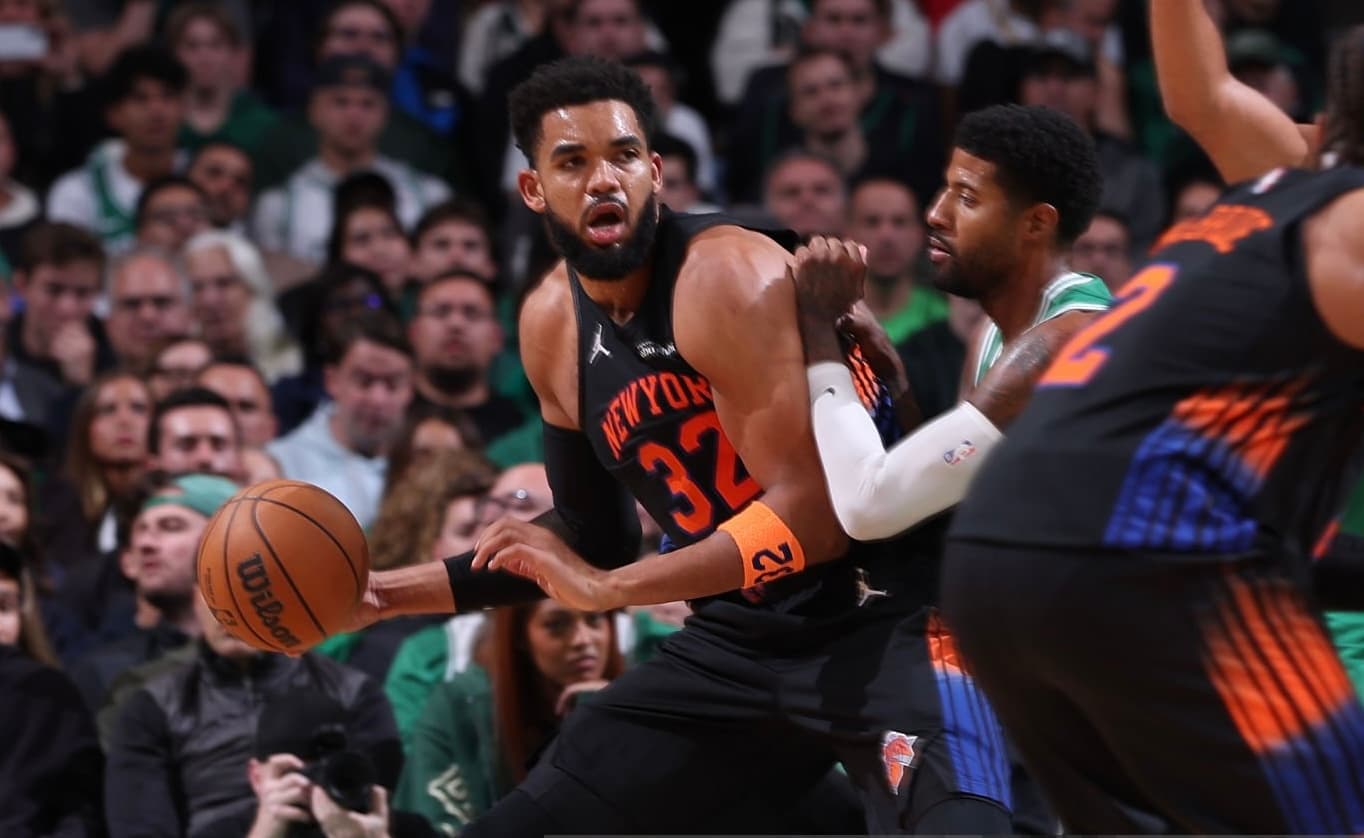 Towns doble-doble en derrota de Knicks ante Celtics