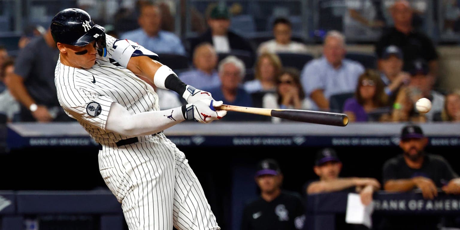 El regreso de Judge ya está fijando el ritmo para Yankees en la recta final