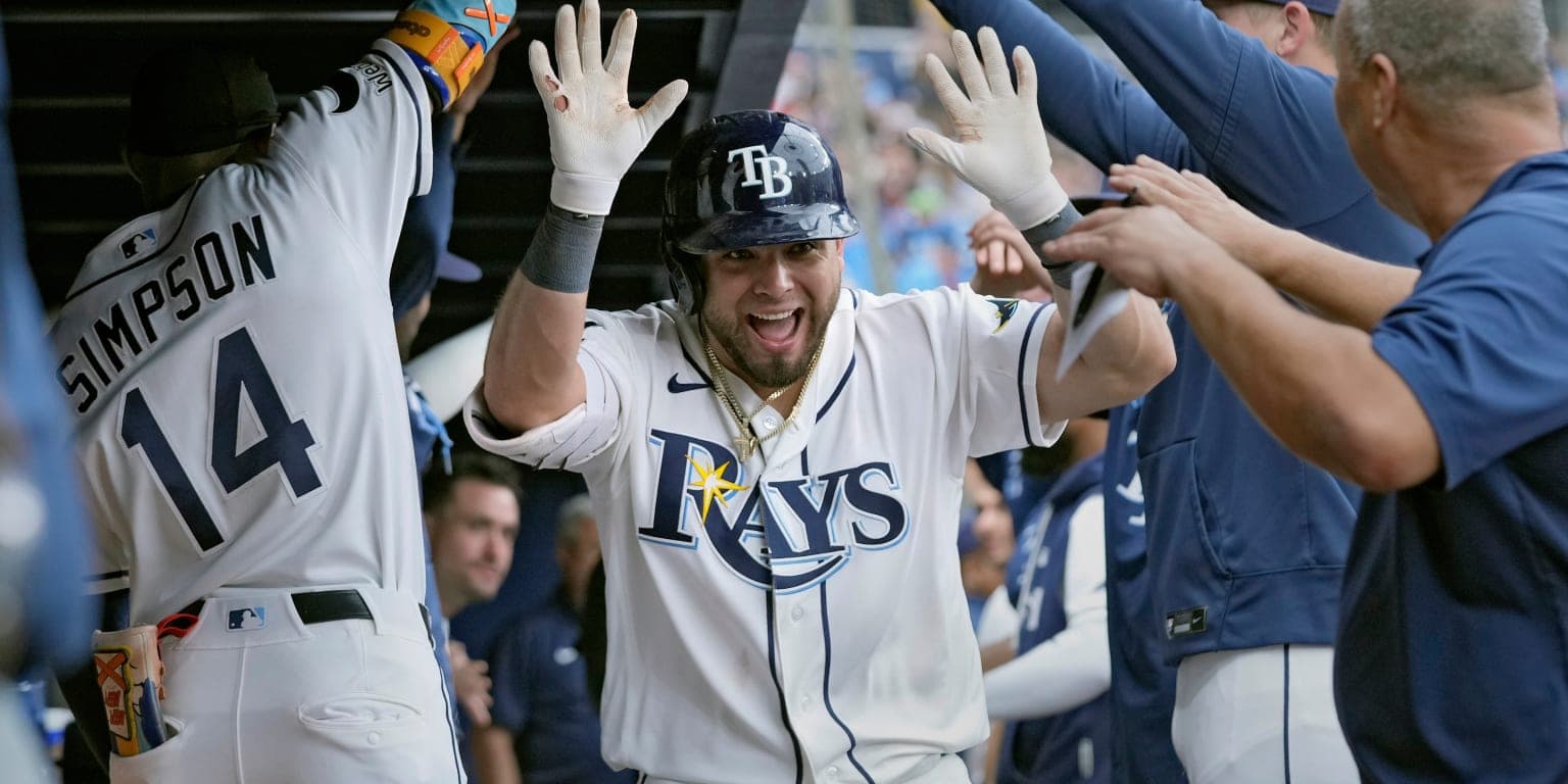 Aranda conecta 2 HR y los Rays siguen volando alto en un tramo complicado