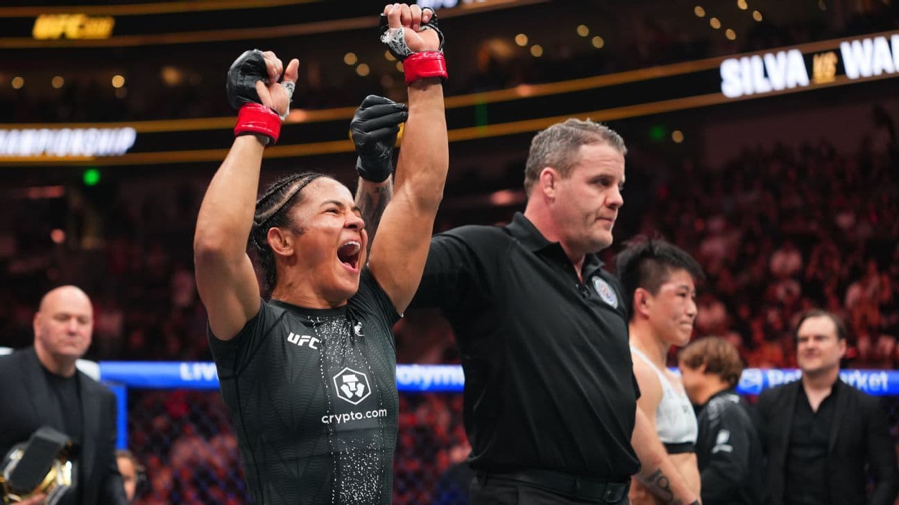 UFC 332: Natalia Silva vence a Wang Cong y es campeona mosca