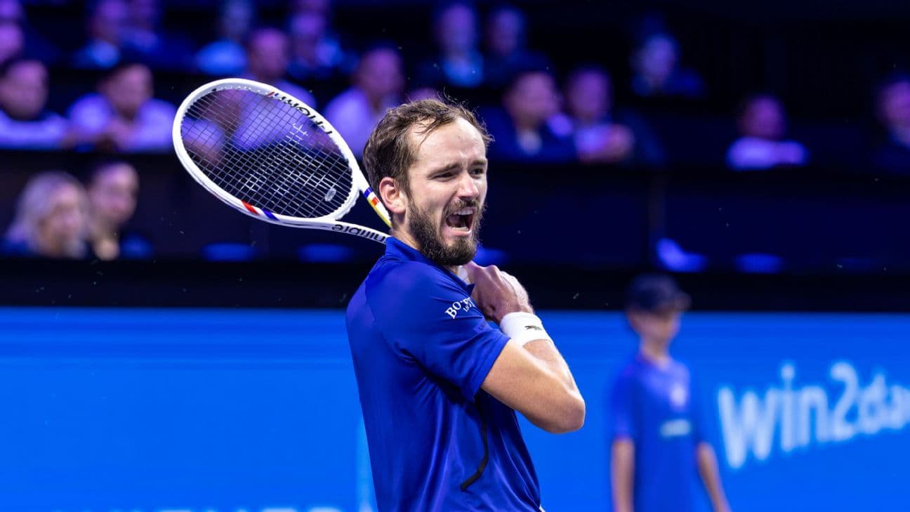 Premio doble: Medvedev, a semifinales de Viena y con pasaje en mano para las ATP Finals de Turin