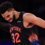 Towns doble-doble en tercera derrota de Knicks