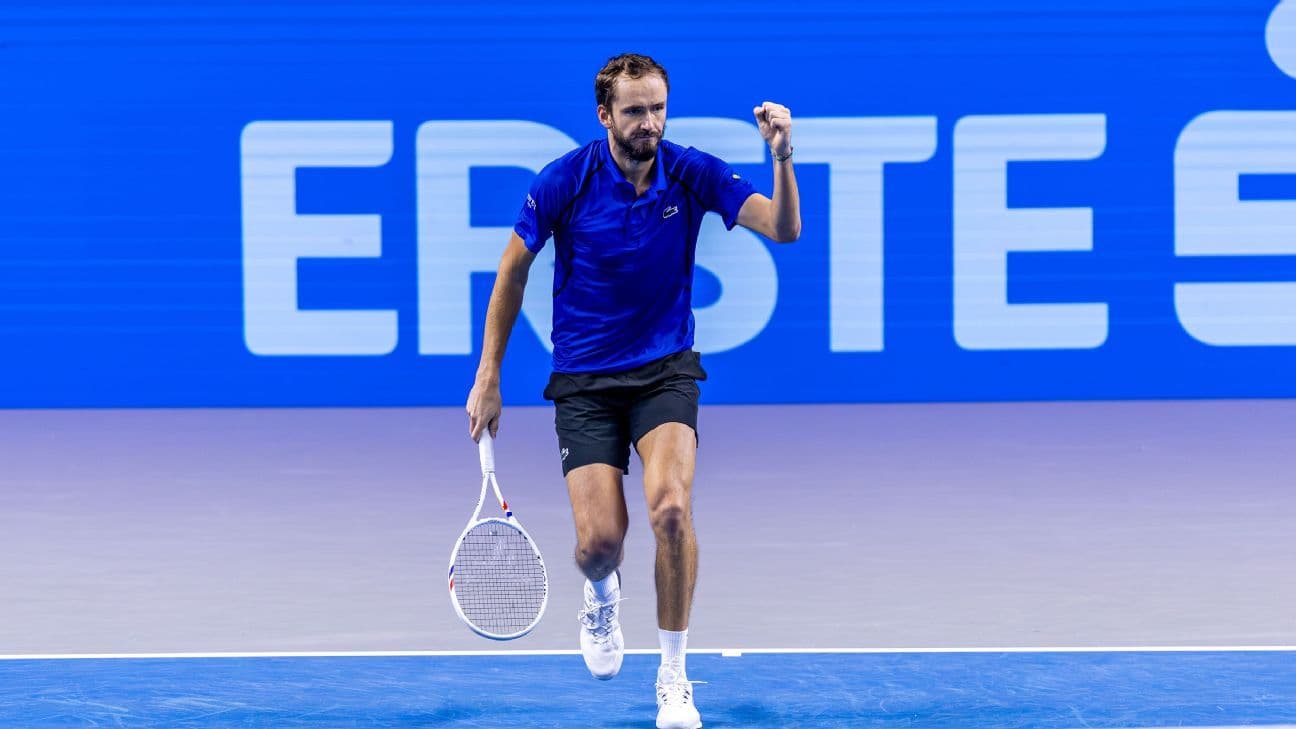 Quinta victoria en fila para Daniil Medvedev que va como favorito en Viena ante el verdugo de Fran Cerúndolo