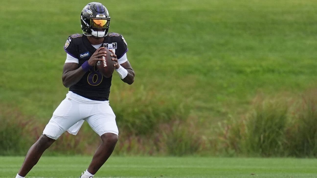 NFL: Ravens reportan que Lamar Jackson volvió a entrenar