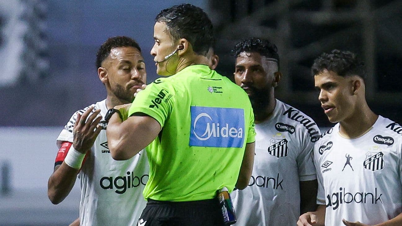 Neymar enfurece tras su expulsión bajo la 'regla Vinícius Júnior'