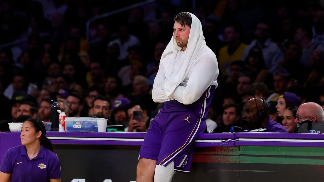 Luka Doncic y Ziaire Williams, bajas de Lakers contra Clippers