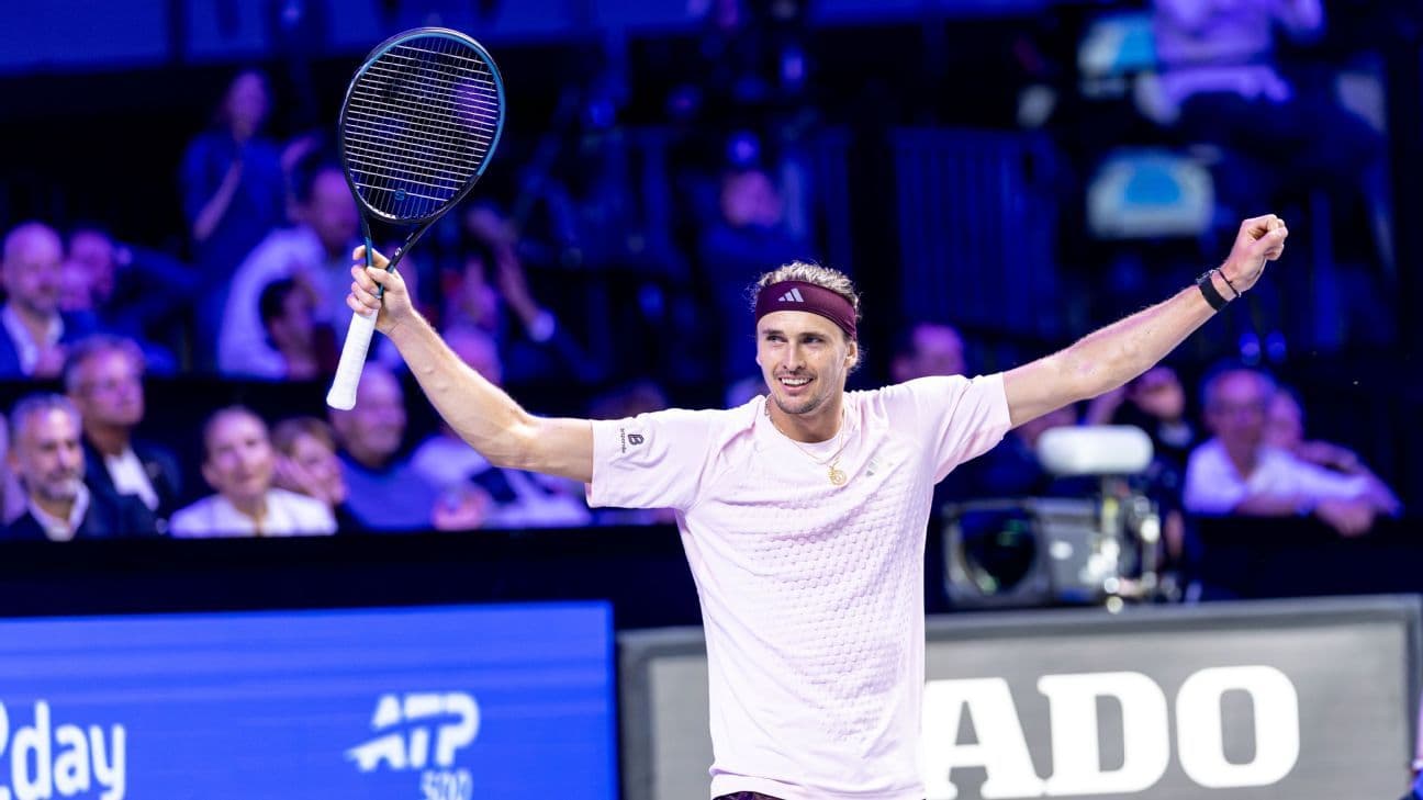 Zverev derrotó al campeón de Bruselas, avanzó en Viena y se convirtió oficialmente en el nuevo N°1 del mundo