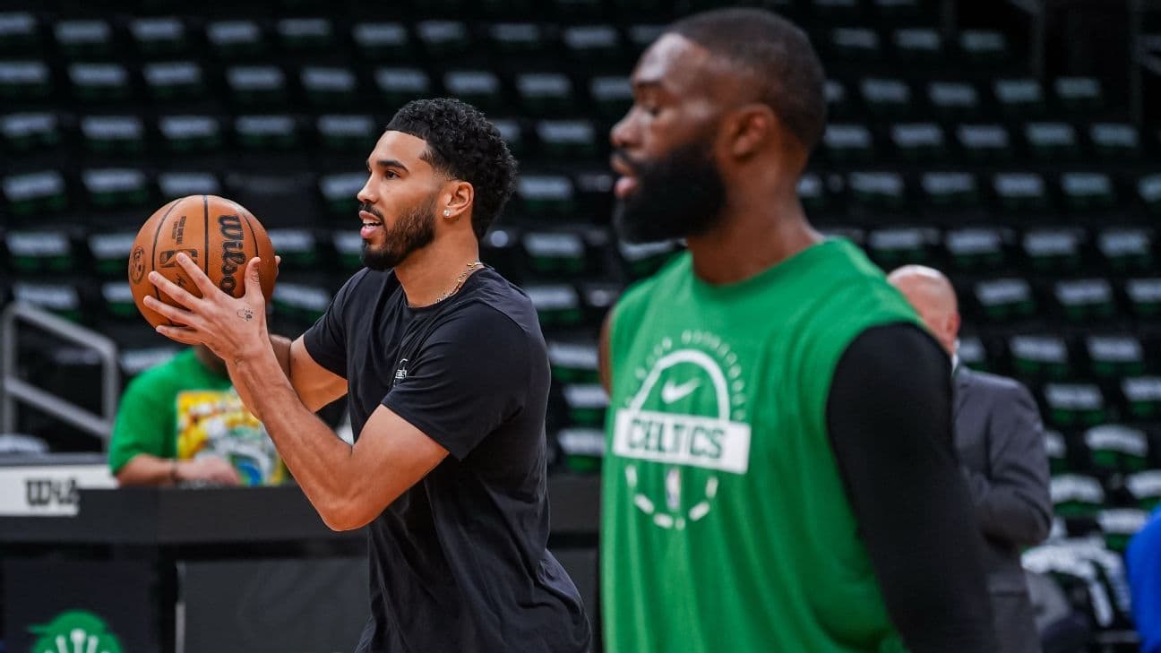 Jayson Tatum insiste en que "no hay problemas" con Jaylen Brown tras el cambio