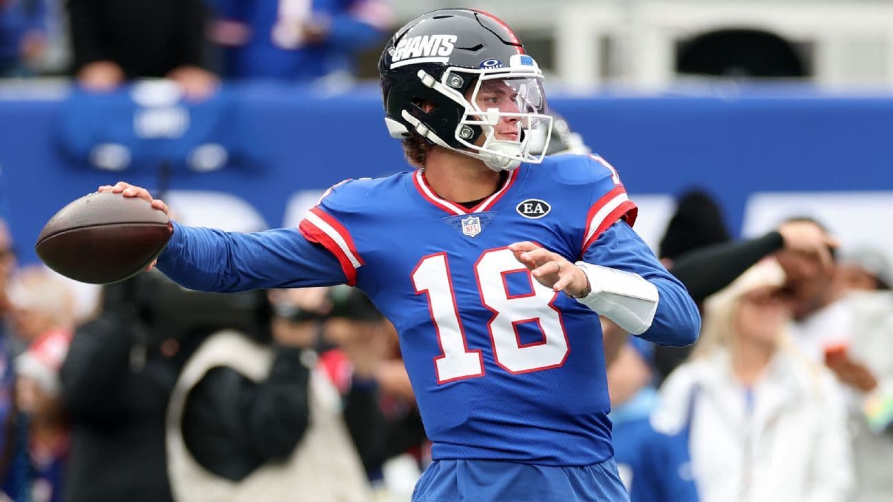 NFL: J.J. McCarthy es el nuevo QB titular de los Giants