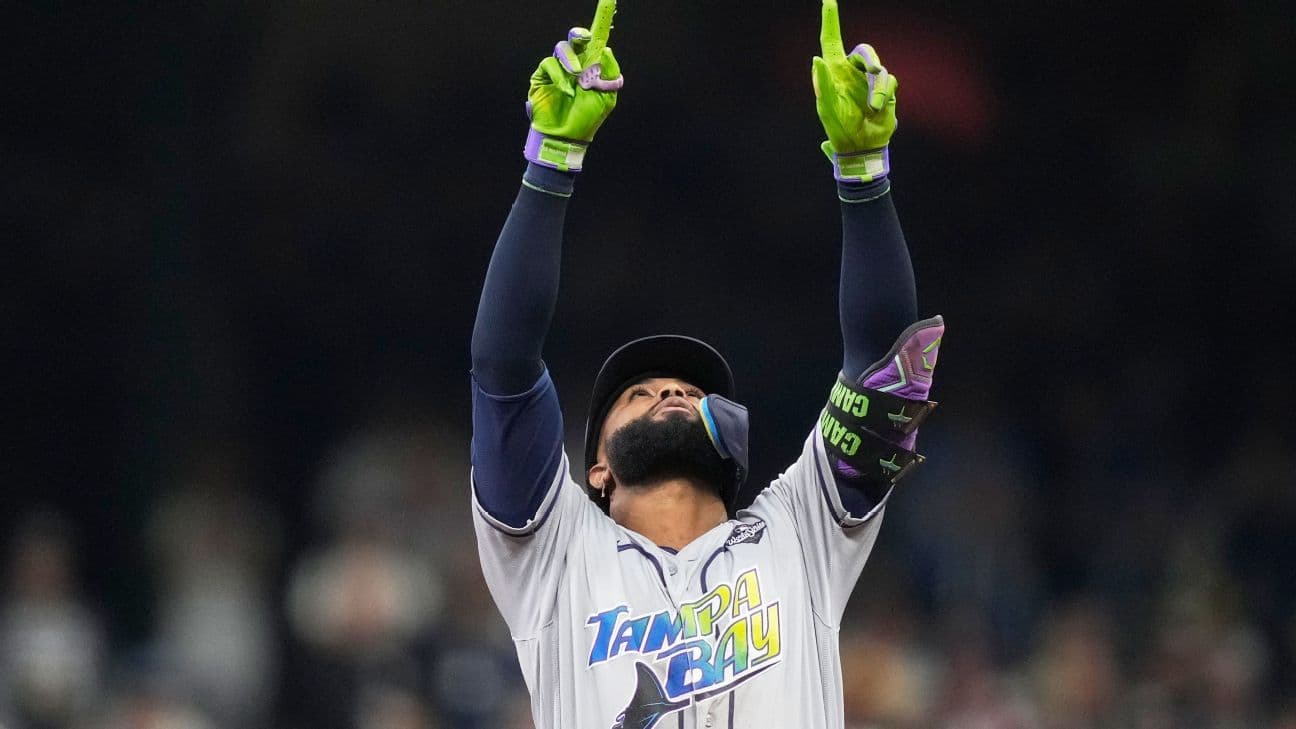 El liderazgo de Junior Caminero, la esperanza de los Rays