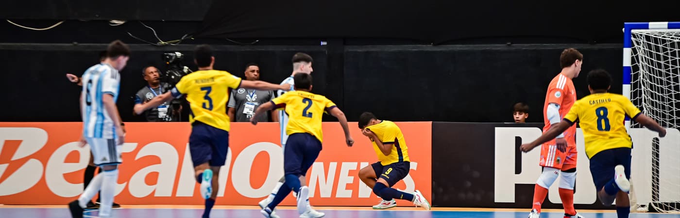 Emocionante Primera Fecha de la CONMEBOL Sub20 Futsal 2026