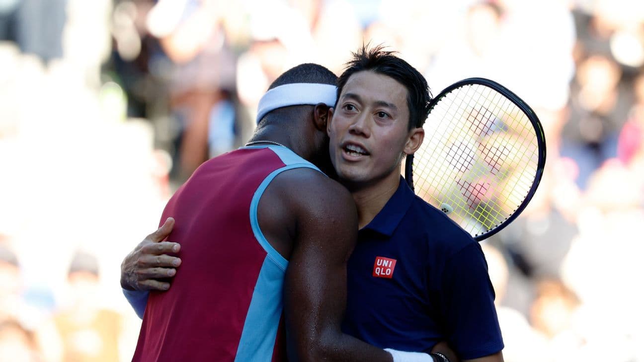En Japón, Nishikori se retiró ante un amigo y su gente le regaló una larga y cálida ovación