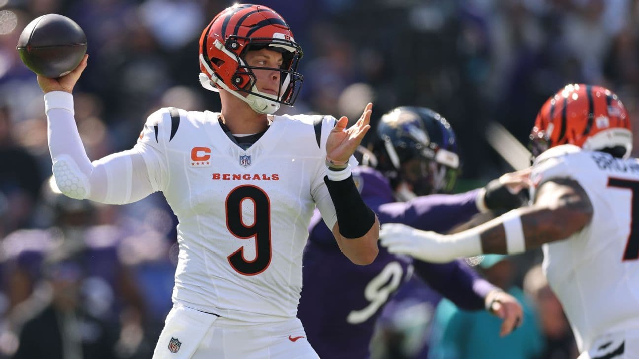 NFL: Joe Burrow se convirtió en la figura de la Semana 7