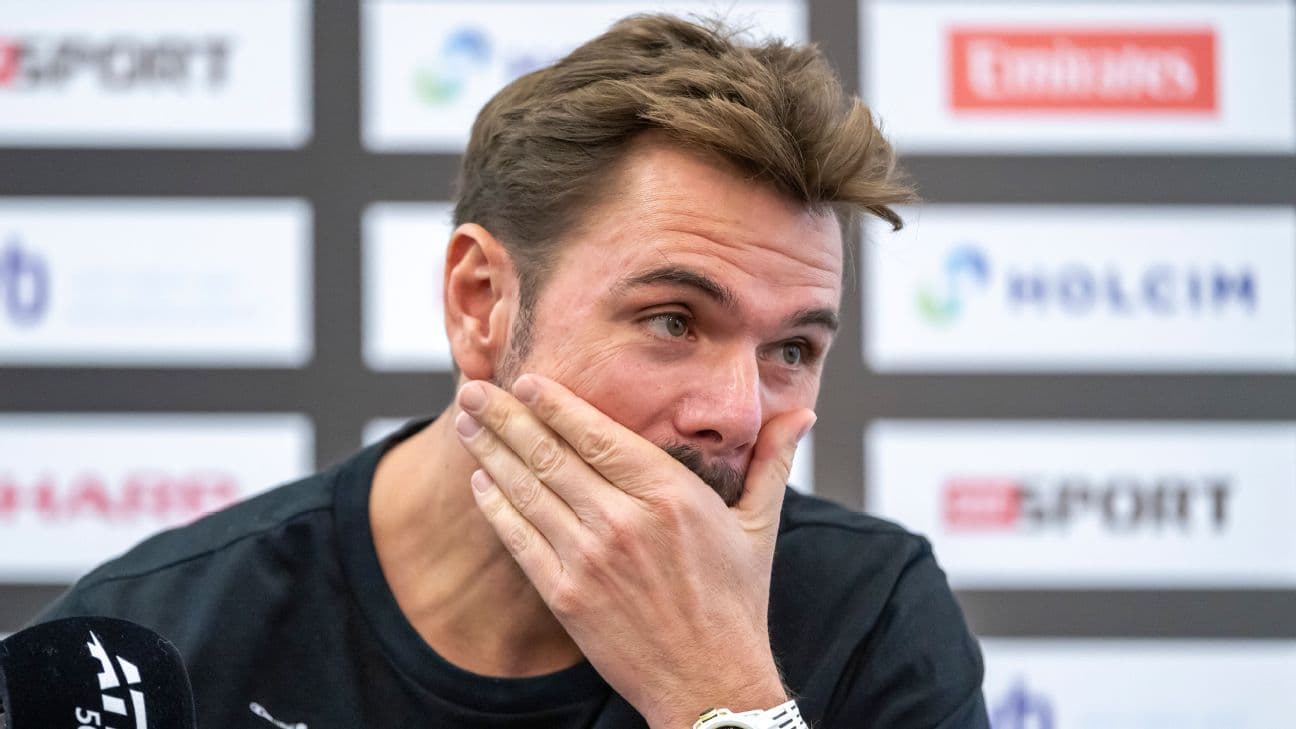 Con Federer, Djokovic y Murray, así fue el último homenaje a Wawrinka en Basilea antes de su retiro del tenis