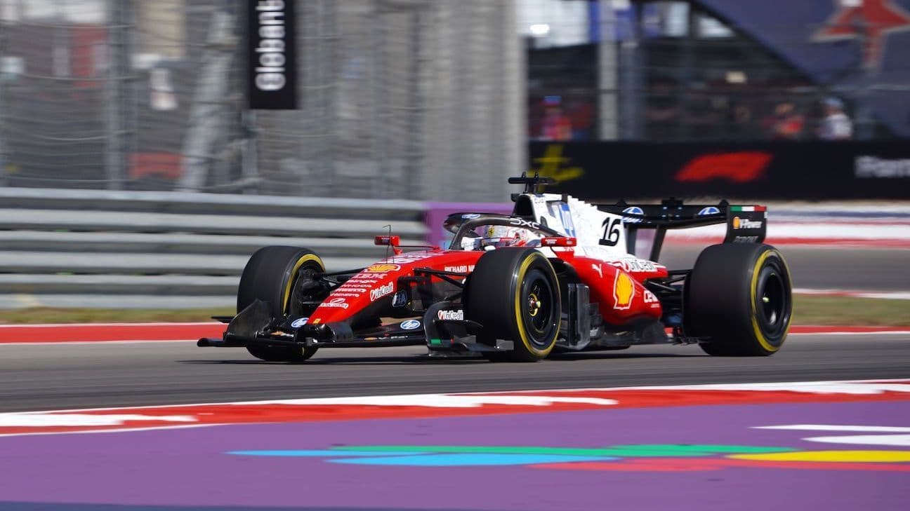 Charles Leclerc domina las prácticas en GP de Estados Unidos