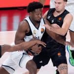 Feliz 26 puntos (8 triples) liderando Real Madrid ante Asvel Basket