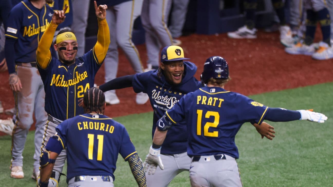 Brewers llega como favorito para coronarse en el Juego 5