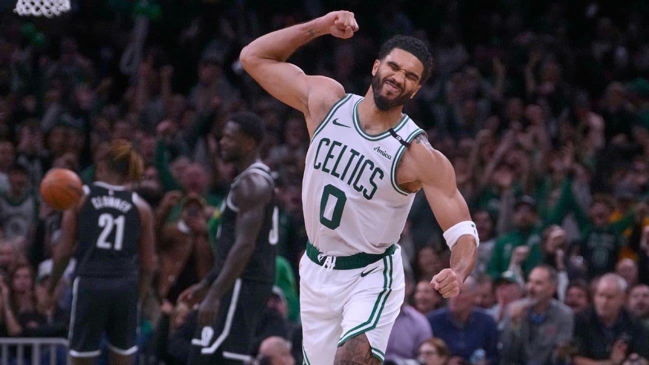 Jayson Tatum cierra juego de 40 puntos con tiro ganador en OT