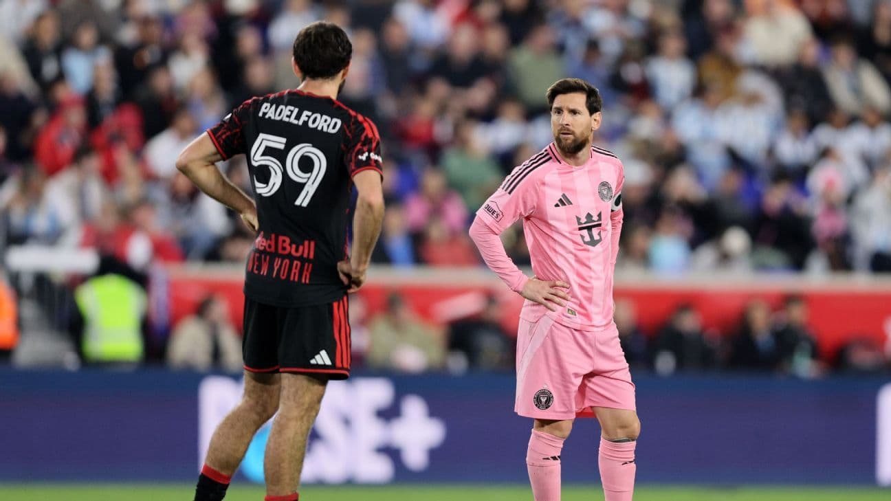 A pesar del ingreso de Messi, Inter Miami cayó en su visita ante New York Red Bulls
