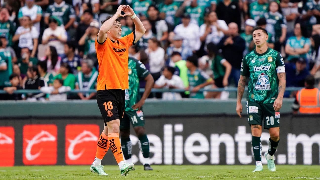 Toluca rescata empate ante León con gol de Federico Viñas