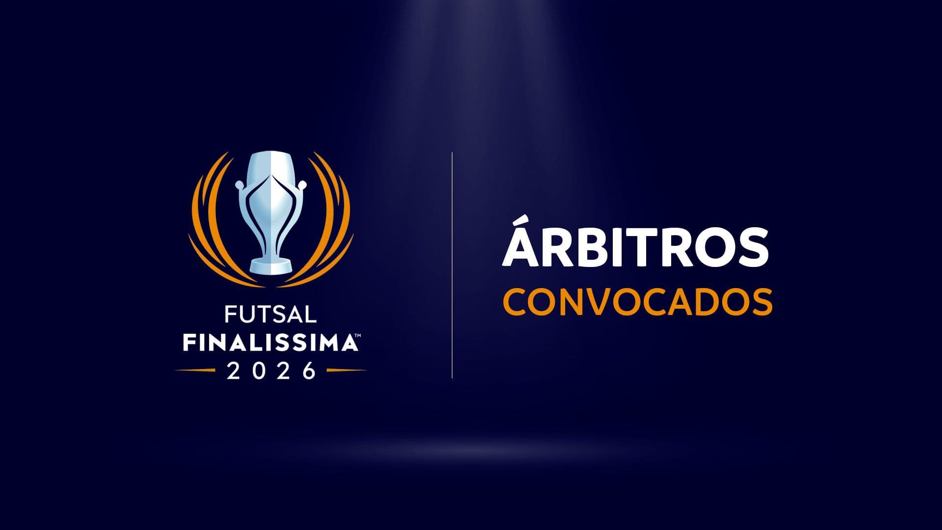 Árbitros convocados para la CONMEBOL UEFA Finalissima Futsal 2026 | Copa América