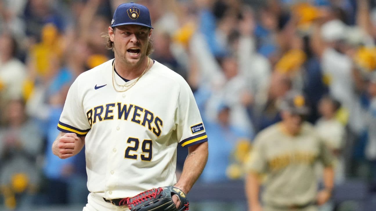 EN VIVO: Sigue Padres vs. Brewers, Juego 2 de la Serie Divisional