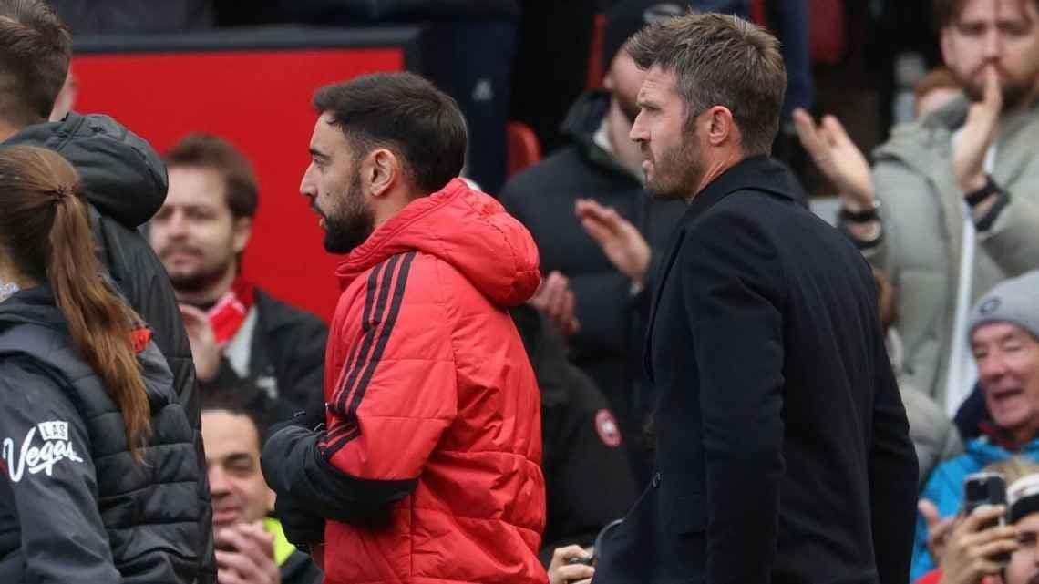 Man United: Carrick y Fernandes conversan para aclarar las cosas