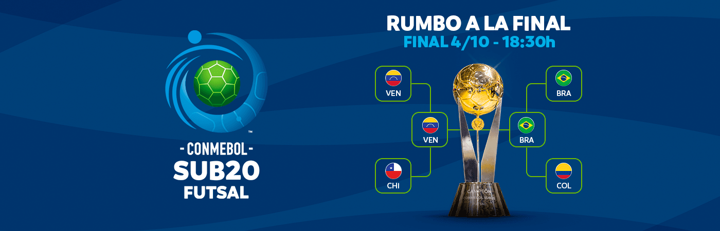 Brasil y Venezuela definen el título de la CONMEBOL Sub20 Futsal 2026