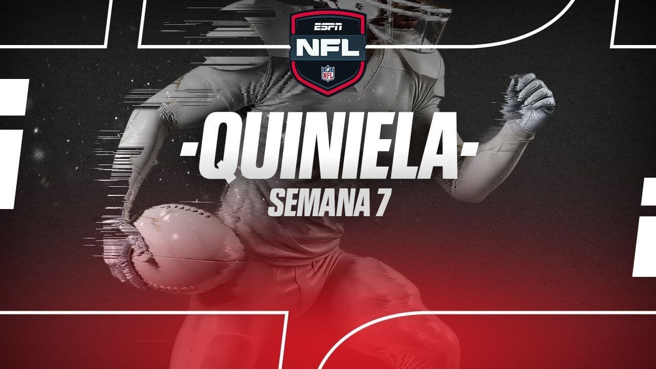 NFL: Quiniela de ESPN para la Semana 7 de la temporada 2026