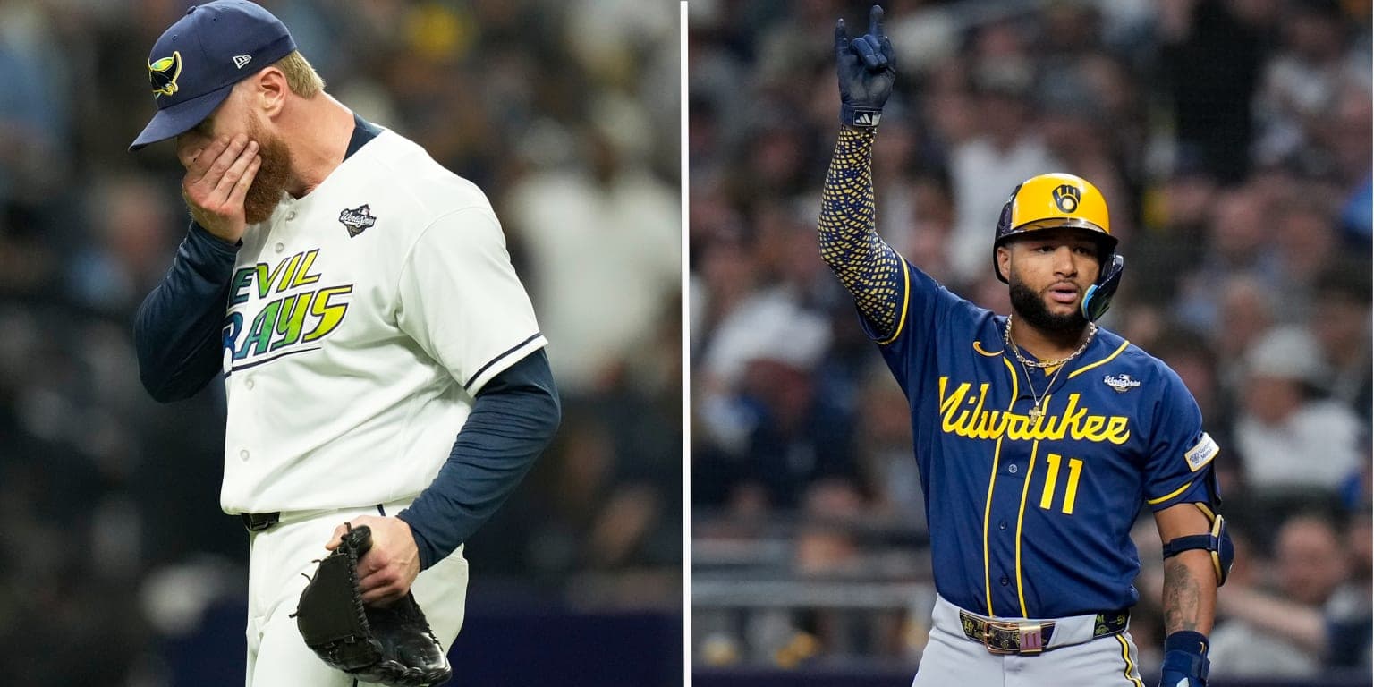 Histórico ataque de ocho carreras de Cerveceros hunde a Rays en el Juego 3