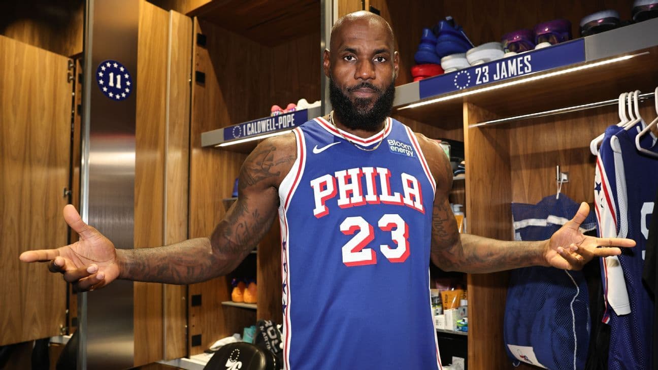 76ers visualizan a LeBron en un rol de creador de juego ofensivo