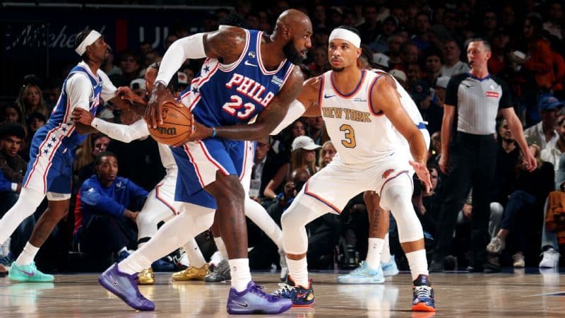 76ers derrotan a Knicks en MSG: Qué debes saber del debut de LeBron James