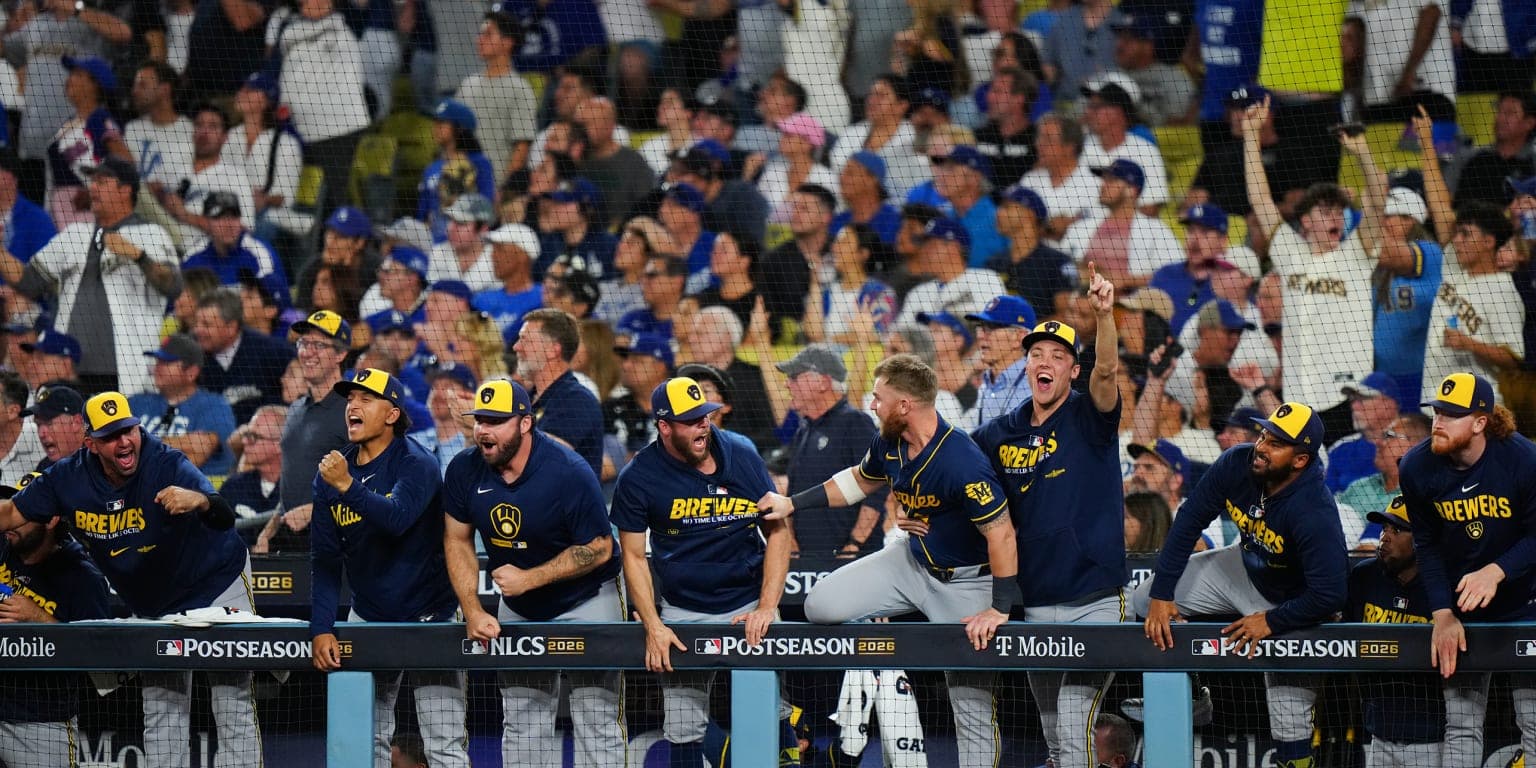Cerveceros barren a Dodgers y avanzan a su primera SM desde 1982