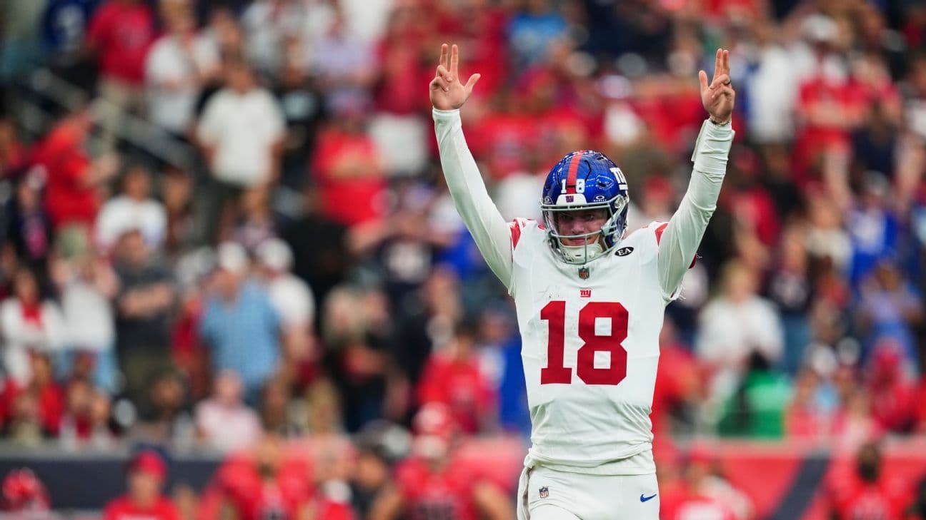 Plan de Juego NFL, Semana 8: ¿Llevará J.J. McCarthy a Giants a Playoffs?