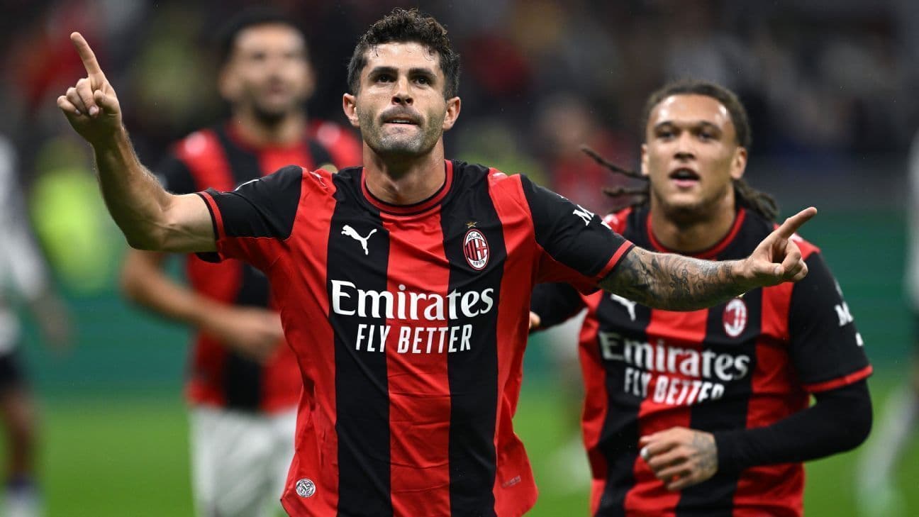 Christian Pulisic listo para renovar con AC Milan: Fuentes