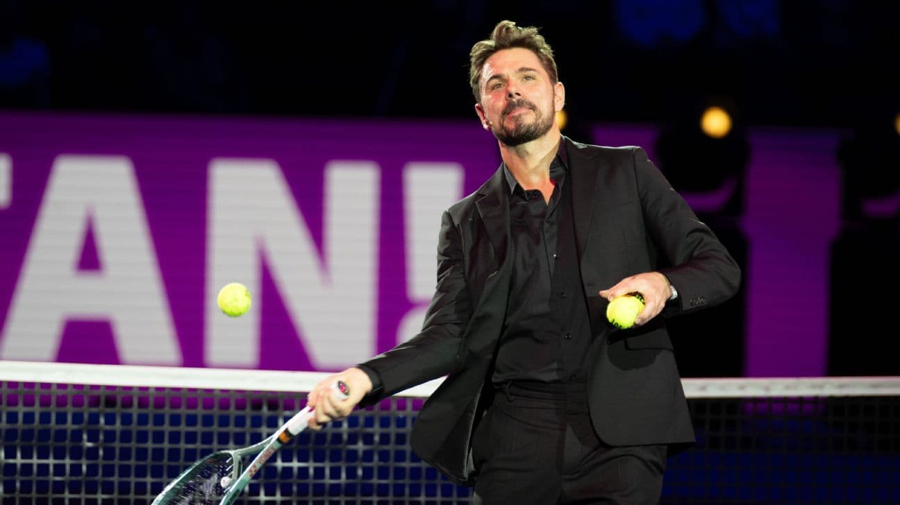 Con Federer, Djokovic y Murray, así fue el último homenaje a Wawrinka en Basilea antes de su retiro del tenis