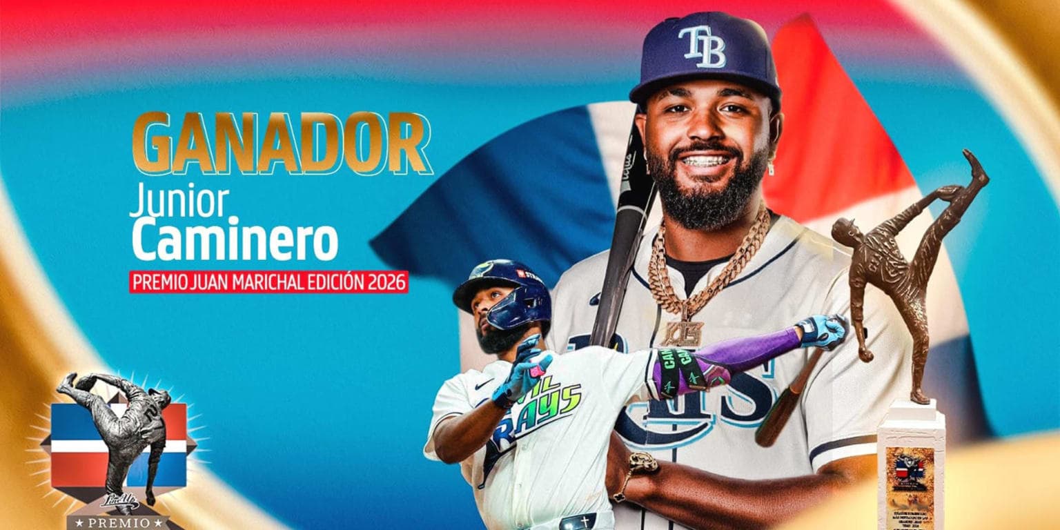 Junior Caminero reconocido con el Premio Juan Marichal 2026