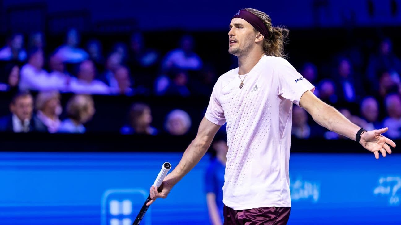 El tablero no quería que sea N°1: Zverev sufrió un insólito parate en el match point más importante de su carrera
