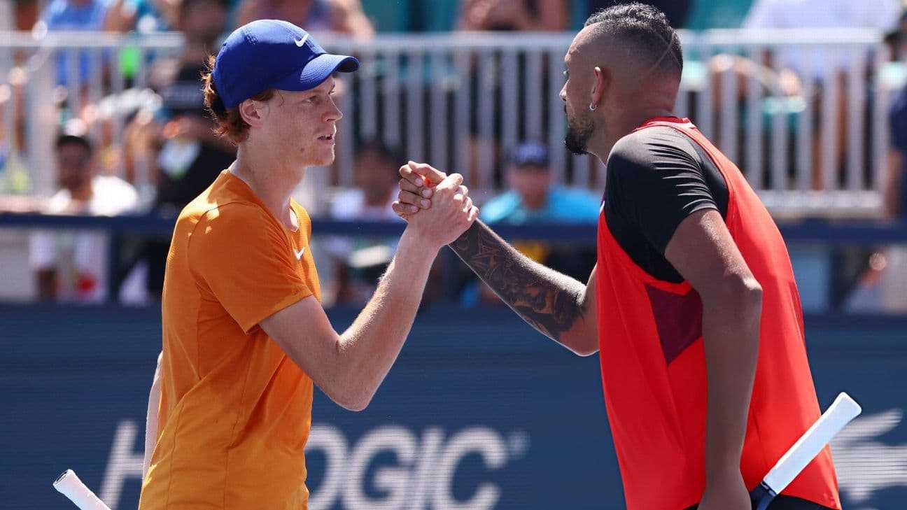 Kyrgios cambió su discurso sobre Sinner y lo llenó de elogios: "Será uno de los mejores de la historia"