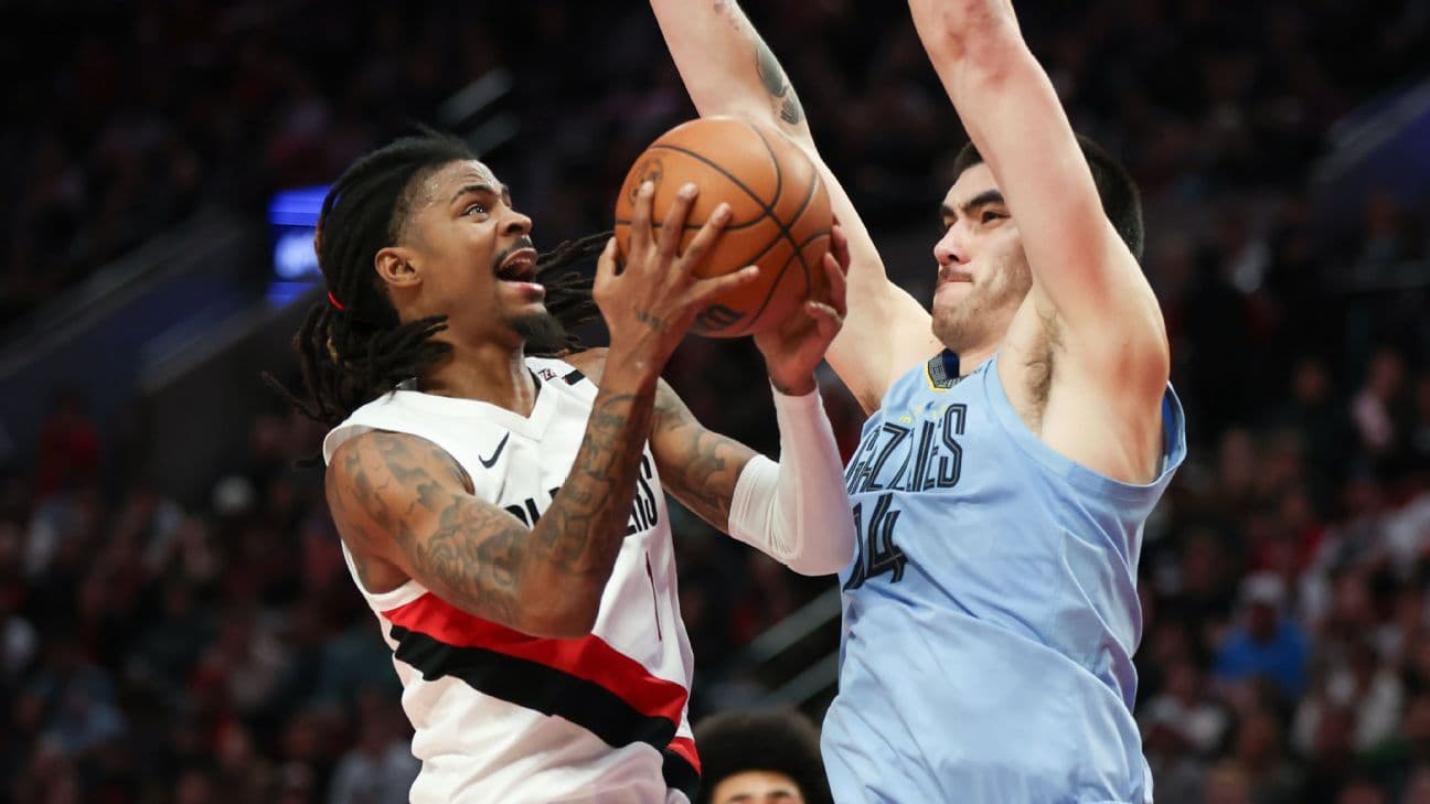 Ja Morant (isquiotibial) sale lastimado de primer partido contra Grizzlies