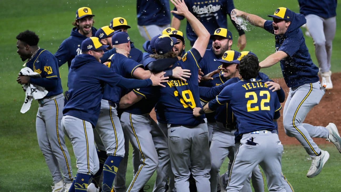 ¡Brewers campeón! Conquistó su 1er título de Serie Mundial!