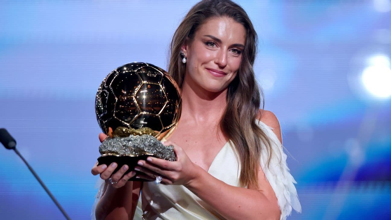 Alexia Putellas conquistó su tercer Balón de Oro