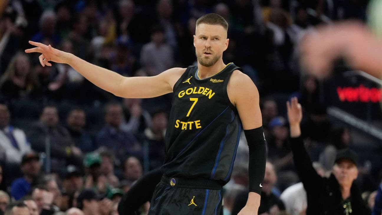 Warriors exploran opciones para cambiar a Kristaps Porzingis