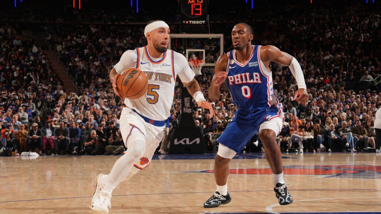 Knicks: Jose Alvarado (tobillo), baja contra 76ers
