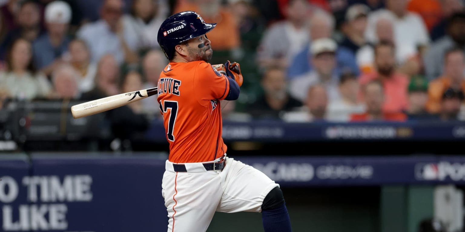 Con su 28vo jonrón en postemporada, Altuve quedó a uno del récord histórico
