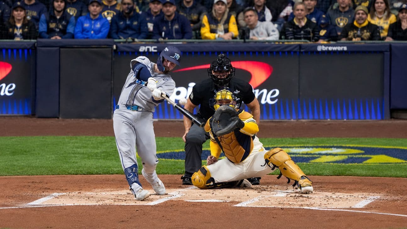 Serie Mundial: lineups de Rays y Brewers para el Juego 3