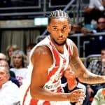 Montero 8 puntos, 4 asistencias en revés de Olympiacos ante Virtus Bolonia