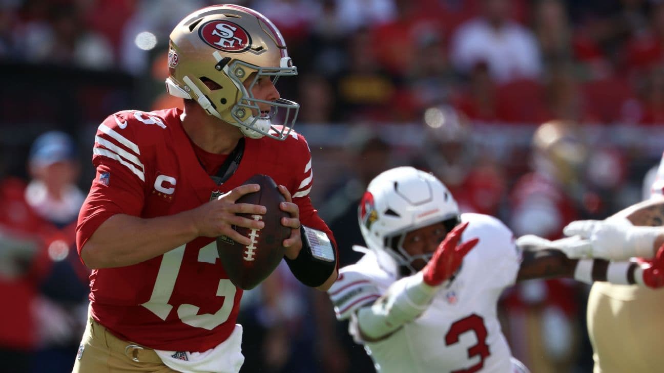 NFL: Brock Purdy hará historia en "Monday Night Football"