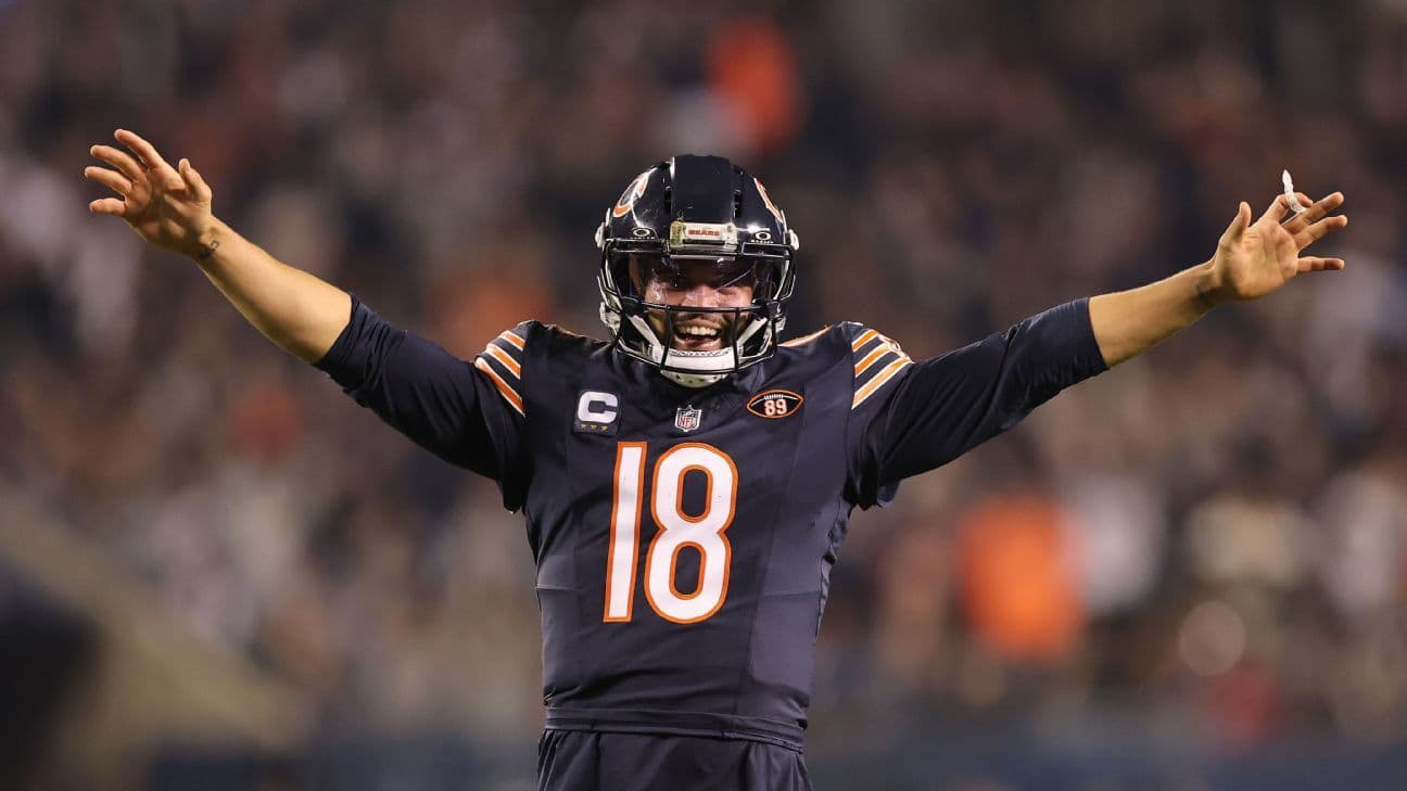 Caleb Williams y los Bears vencen convincentemente a Patriots