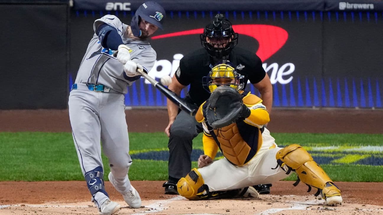 EN VIVO: Sigue Brewers vs. Rays, Juego 3 de la Serie Mundial